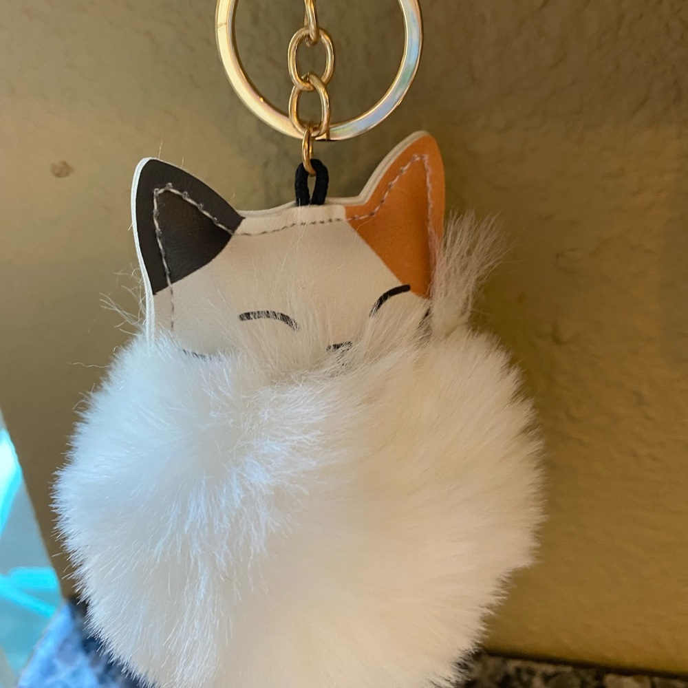 Cute kitty bag charm